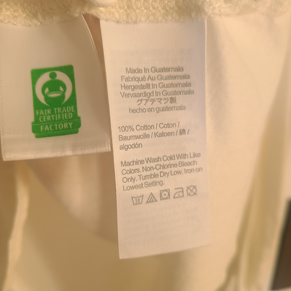 Cream J. Crew Button-Front Top - Picture 3 of 4